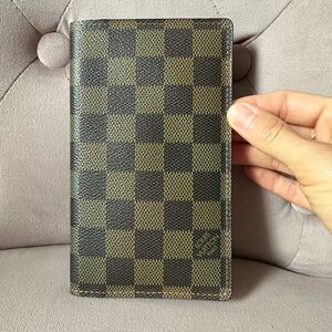 Damier Ebene Pocket Agenda Folder